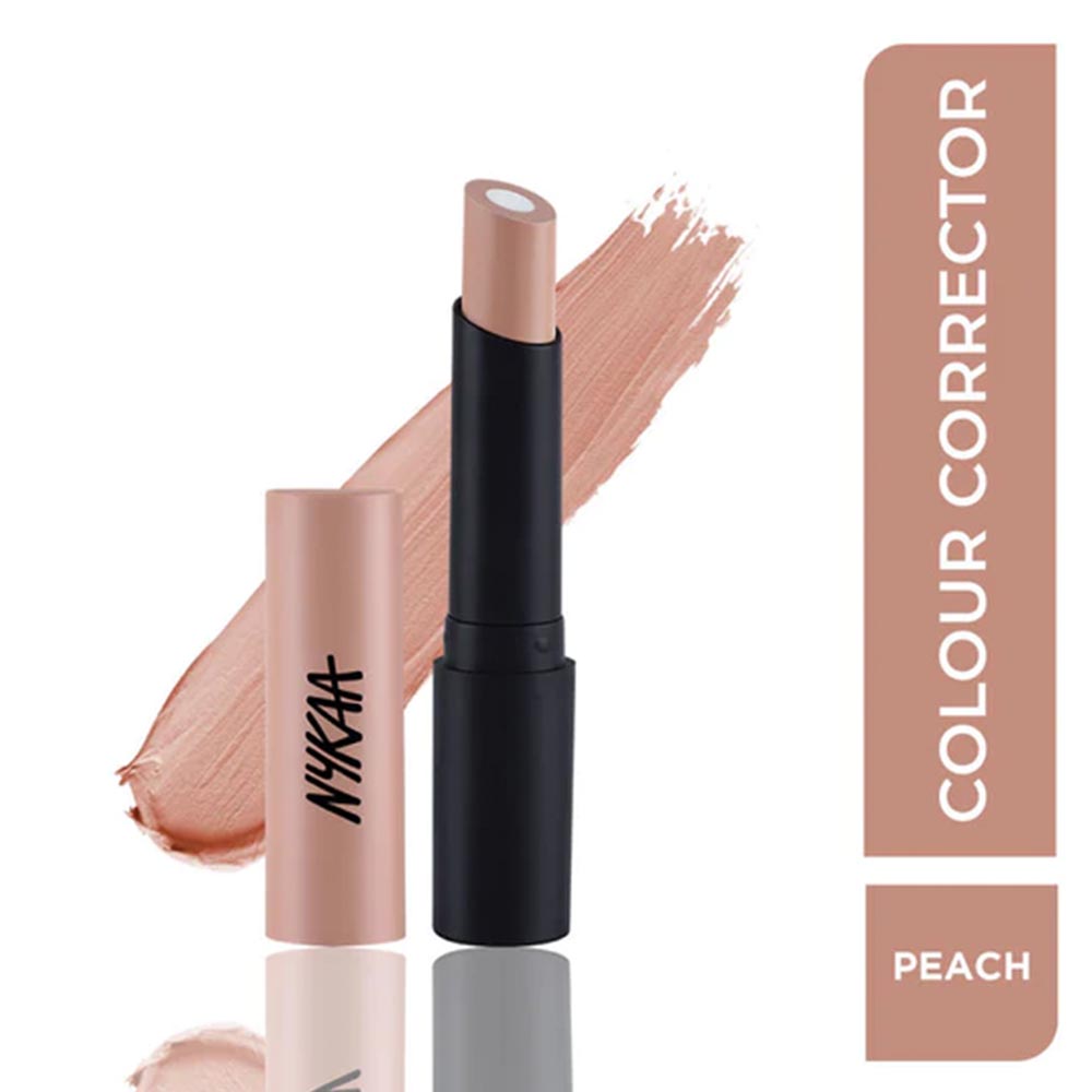Nykaa Instablur Color Corrector Stick - Peach 3.5 Gms