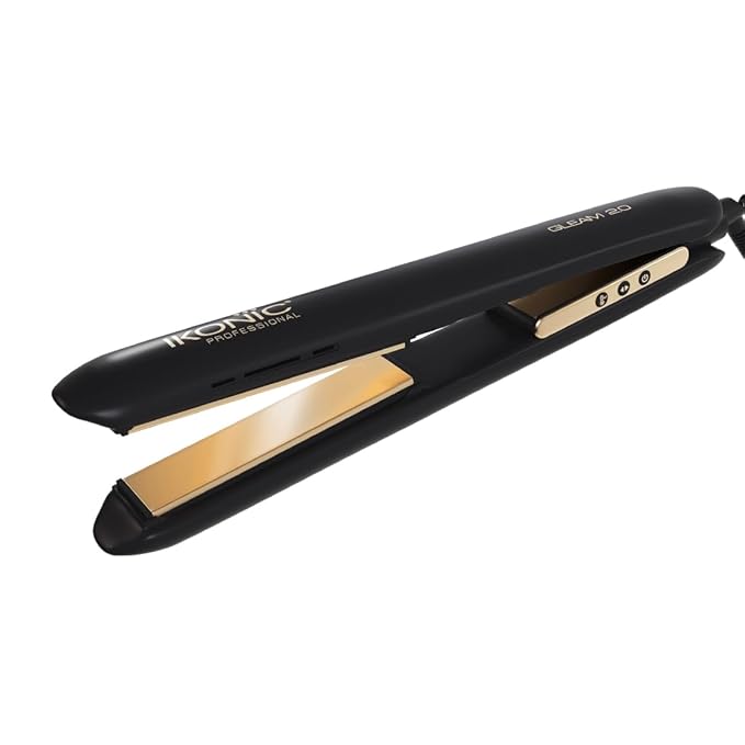 Ikonic Gleam Hair Straightener - Black & Rose Gold