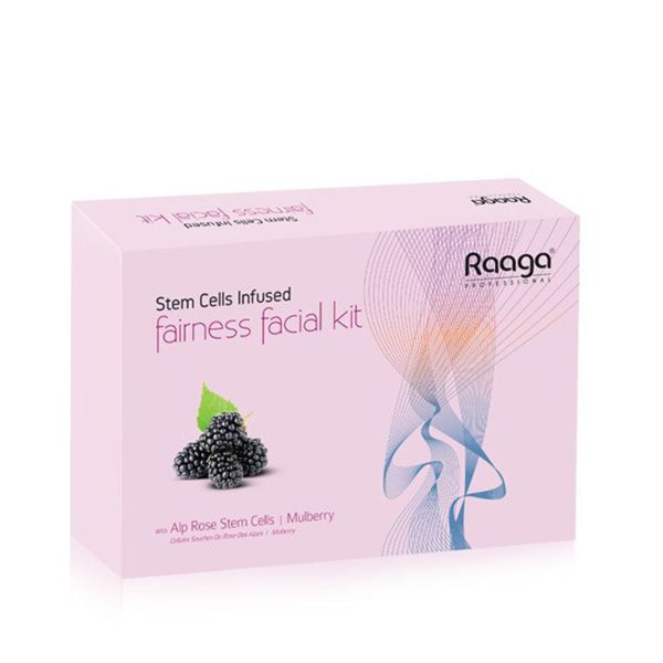 Raaga Professional Stem Cell Infused Fairness Facial Kit (51gm+10ml)