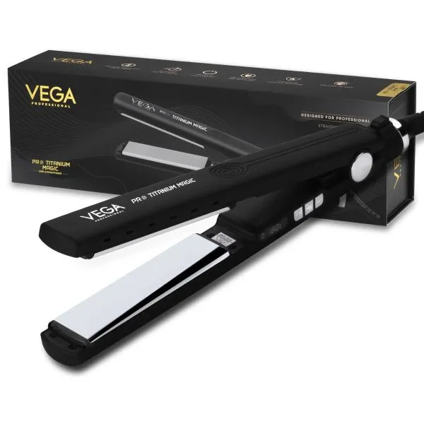 Vega Professional Pro Titanium Magic Hair Straightener - VPPHS-12