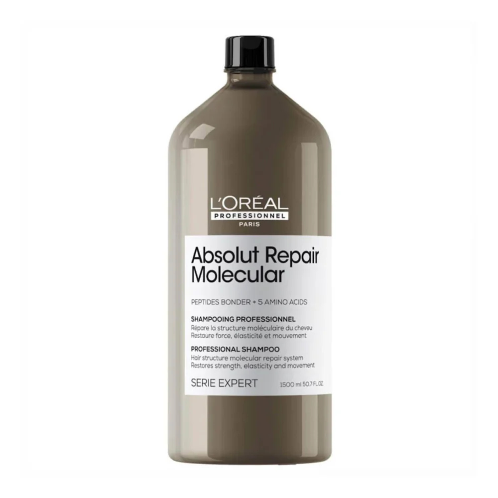 L'Oréal Professionnel Absolut Repair Molecular Sulfate-Free Deep Repairing Shampoo For Damaged Hair 1.5L (1500ml)