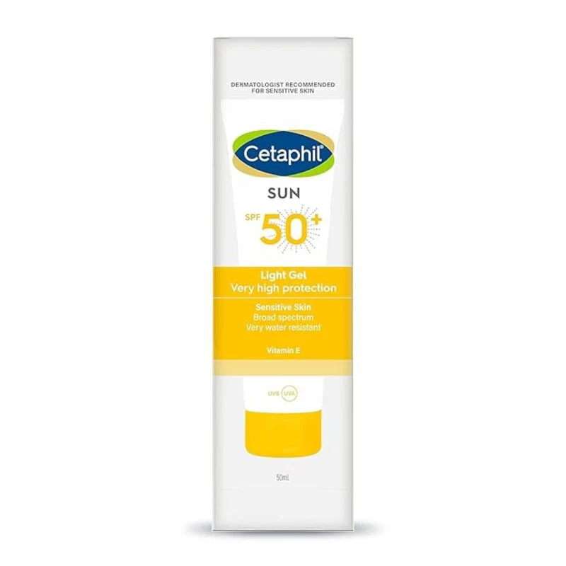 Cetaphil Sun SPF 50+ Light Gel Very High Protection Mineral Base for All Skin Types, Sensitive Skin (50ml)