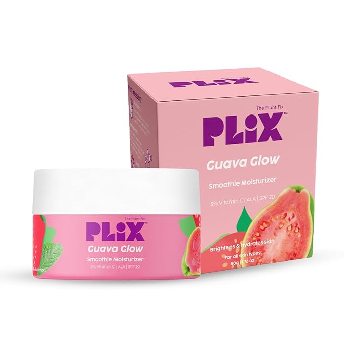 Plix Guava Glow Smoothie Moisturizer For Brighter Skin With Vitamin C
