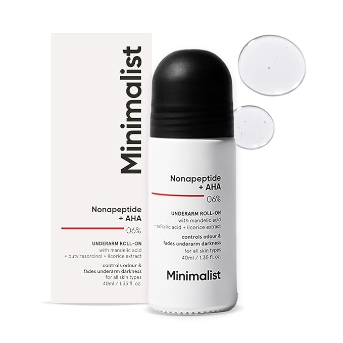 Minimalist Nonapeptide + AHA 6% Underarm Roll-On
