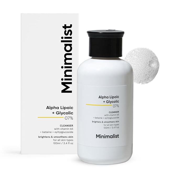 Minimalist Alpha Lipoic + Glycolic 7% Cleanser