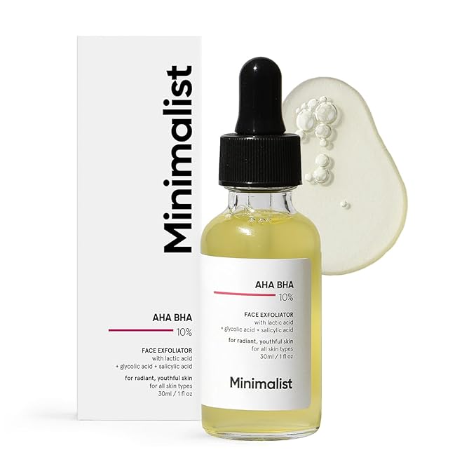Minimalist AHA BHA 10% Face Exfoliator
