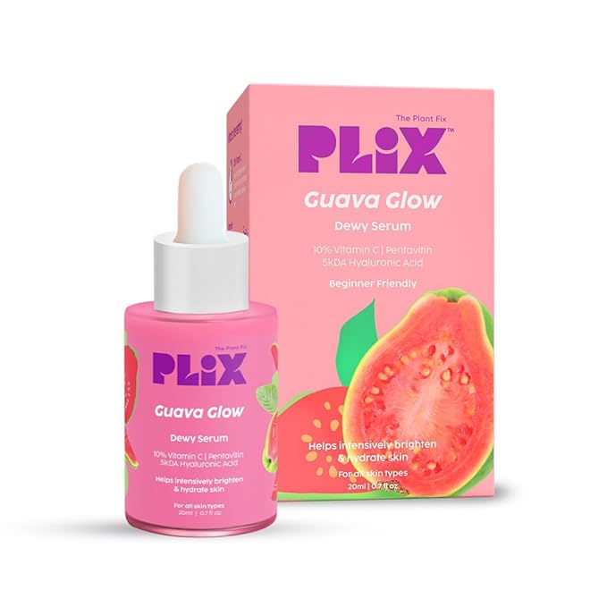 Plix Guava 10% Vitamin C Face Serum For Brighter & Glowing Skin