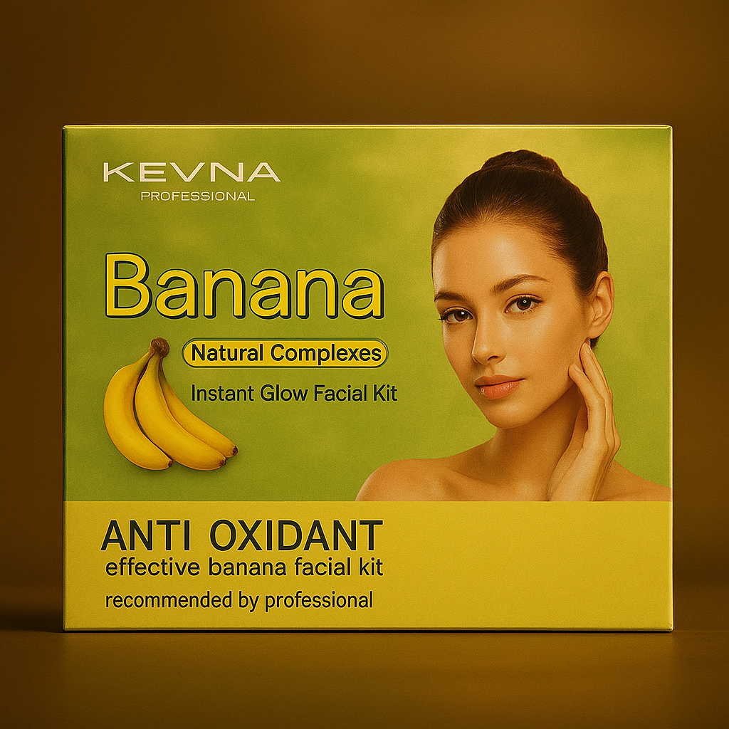 Kevna Professional – Banana Natural Complexes Instant Glow Facial Kit