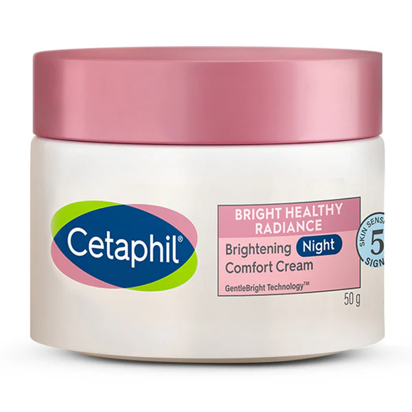 Cetaphil Brightening Night Protection Cream With Niacinamide Reduces Dark Spots- Dermatologist Tested ( 50g )