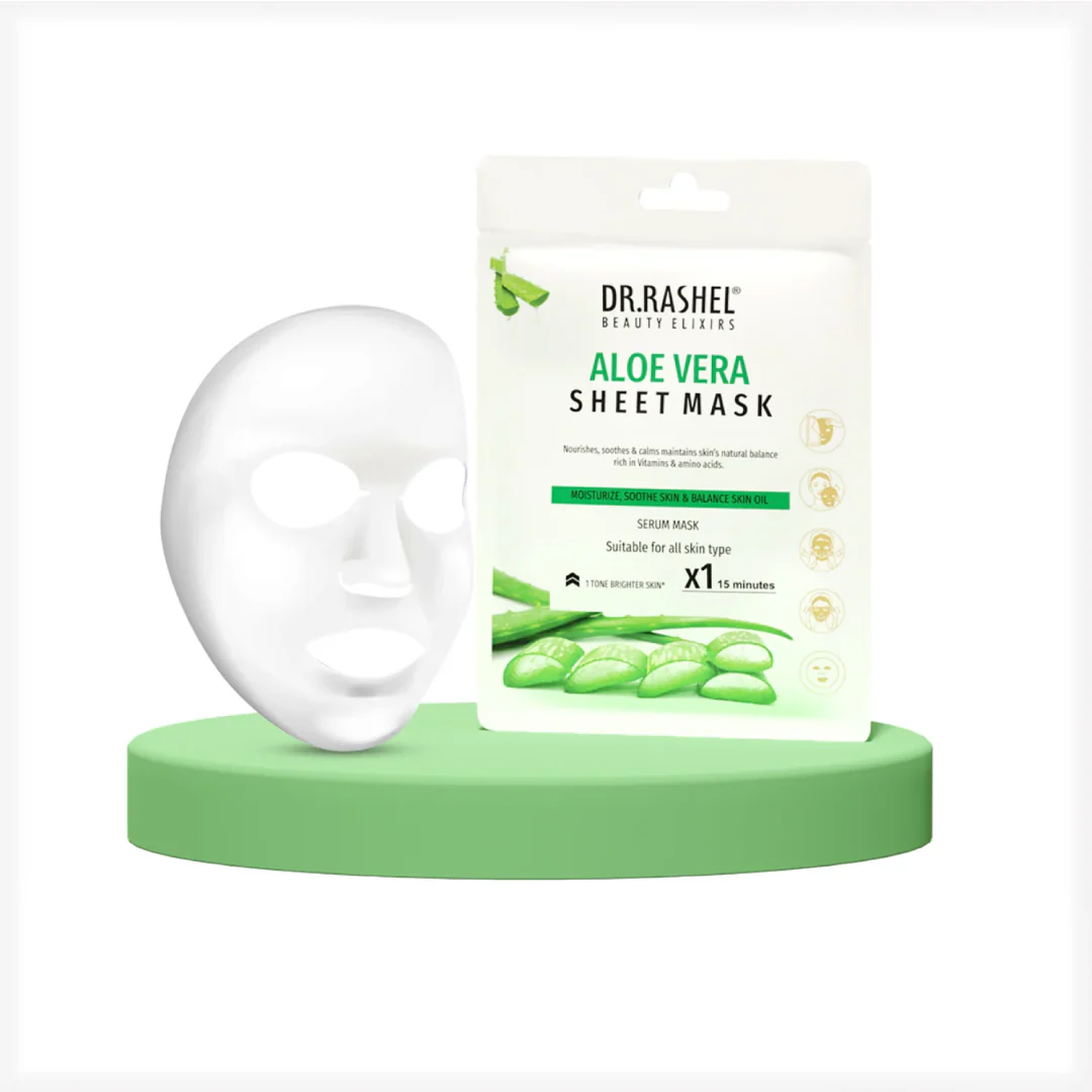 Dr. Rashel Aloe Vera Sheet Mask with Serum Pack of 2