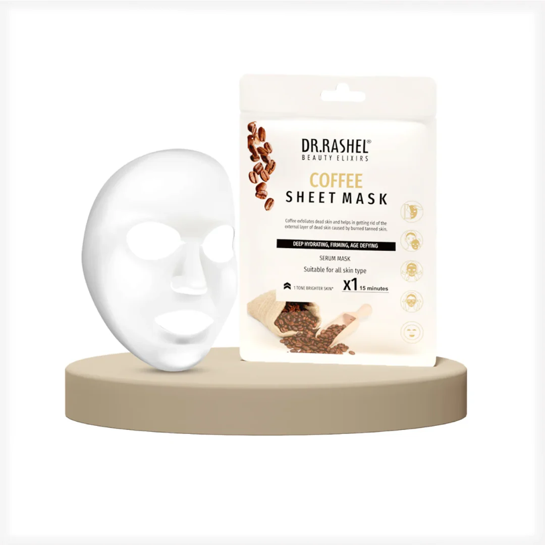 Dr. Rashel Coffee Sheet Mask with Serum Pack of 2
