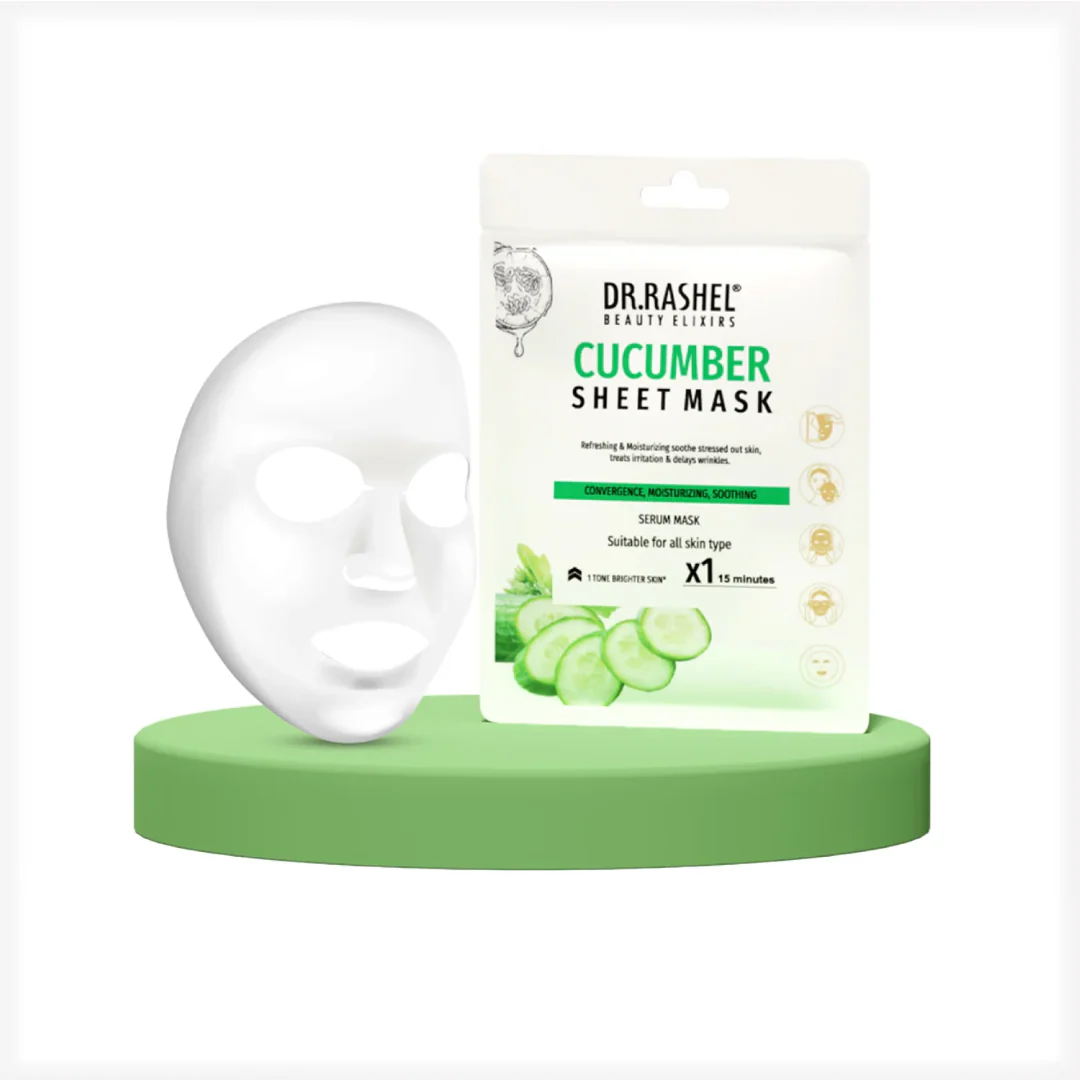 Dr. Rashel Cucumber Sheet Mask with Serum Pack of 2