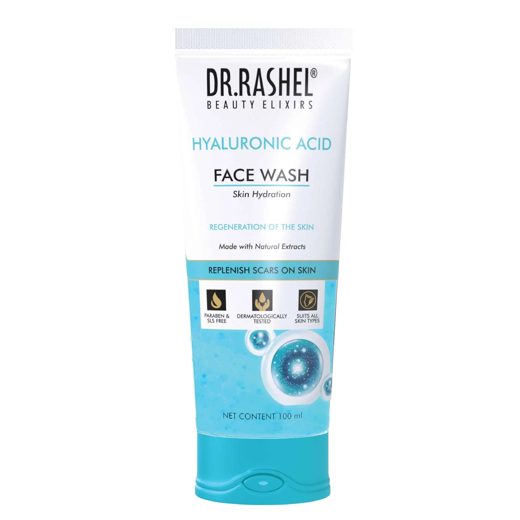 Dr.Rashel Hyaluronic Acid Face Wash - 100 Ml