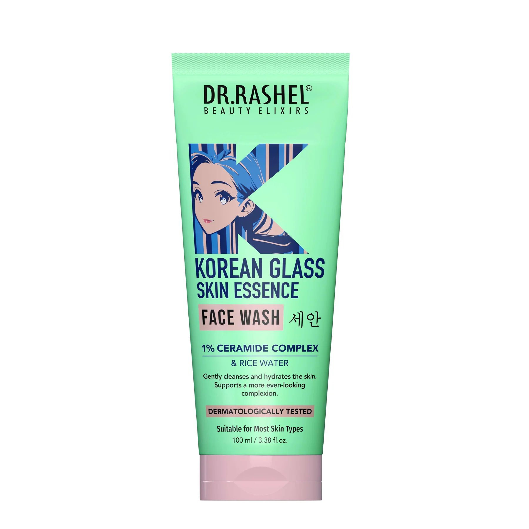 Dr. Rashel Korean Glass Skin Essence Face Wash 100ml