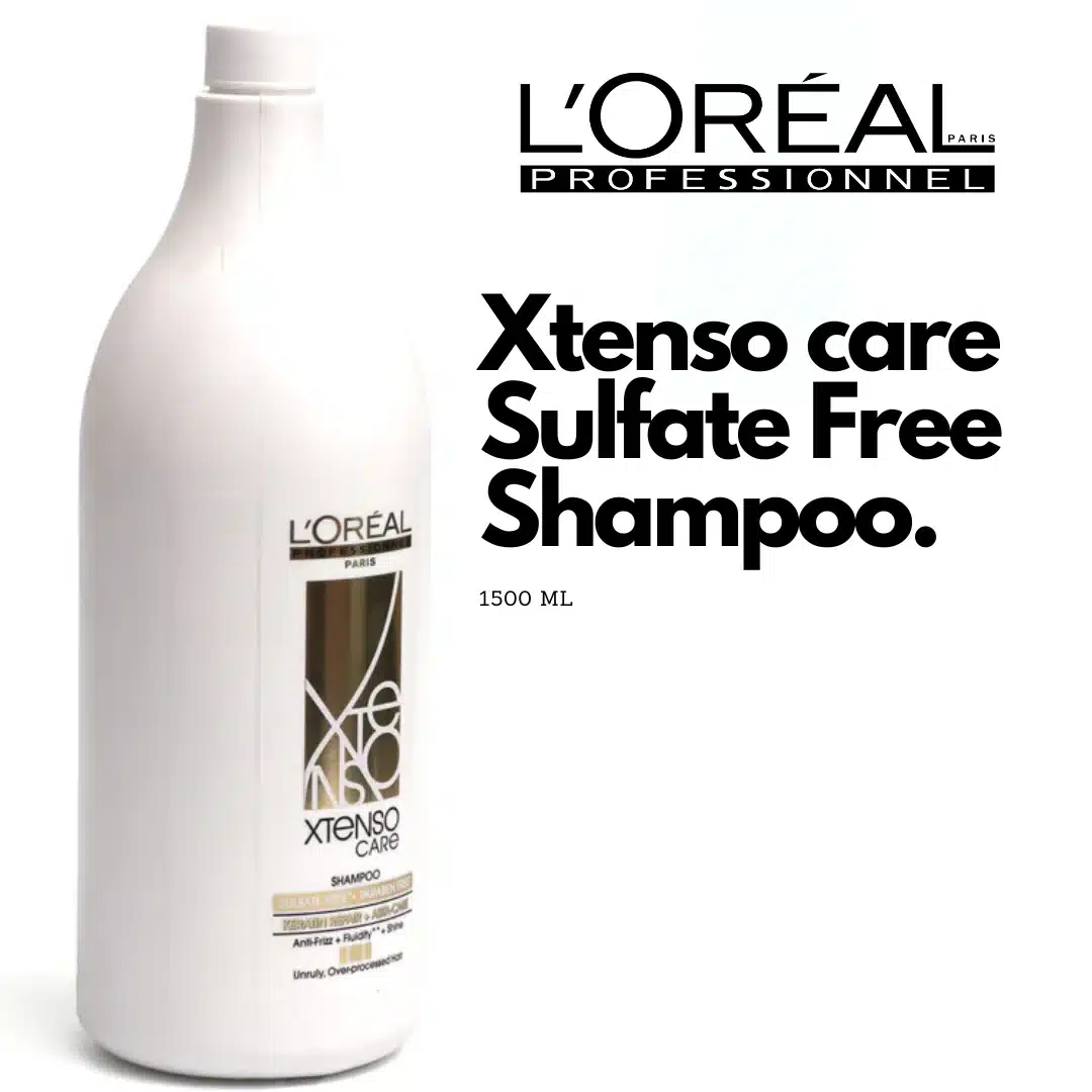 L'Oreal Professionnel X-Tenso Care Shampoo Sulfate Free For Smooth, Manageable Hair (1500ml)