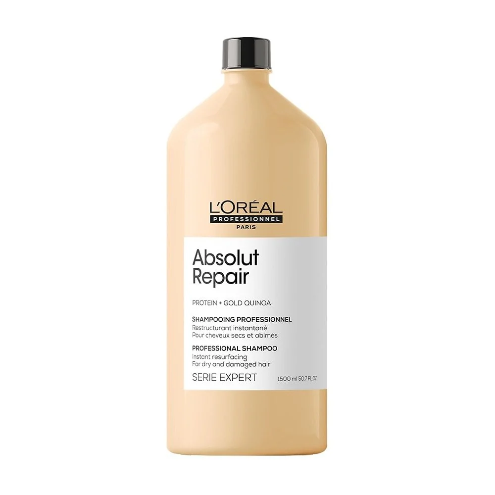 Skip to the beginning of the images gallery L'Oreal Professionnel Serie Expert Absolut Repair Gold Shampoo (1500ml) (1.5L)