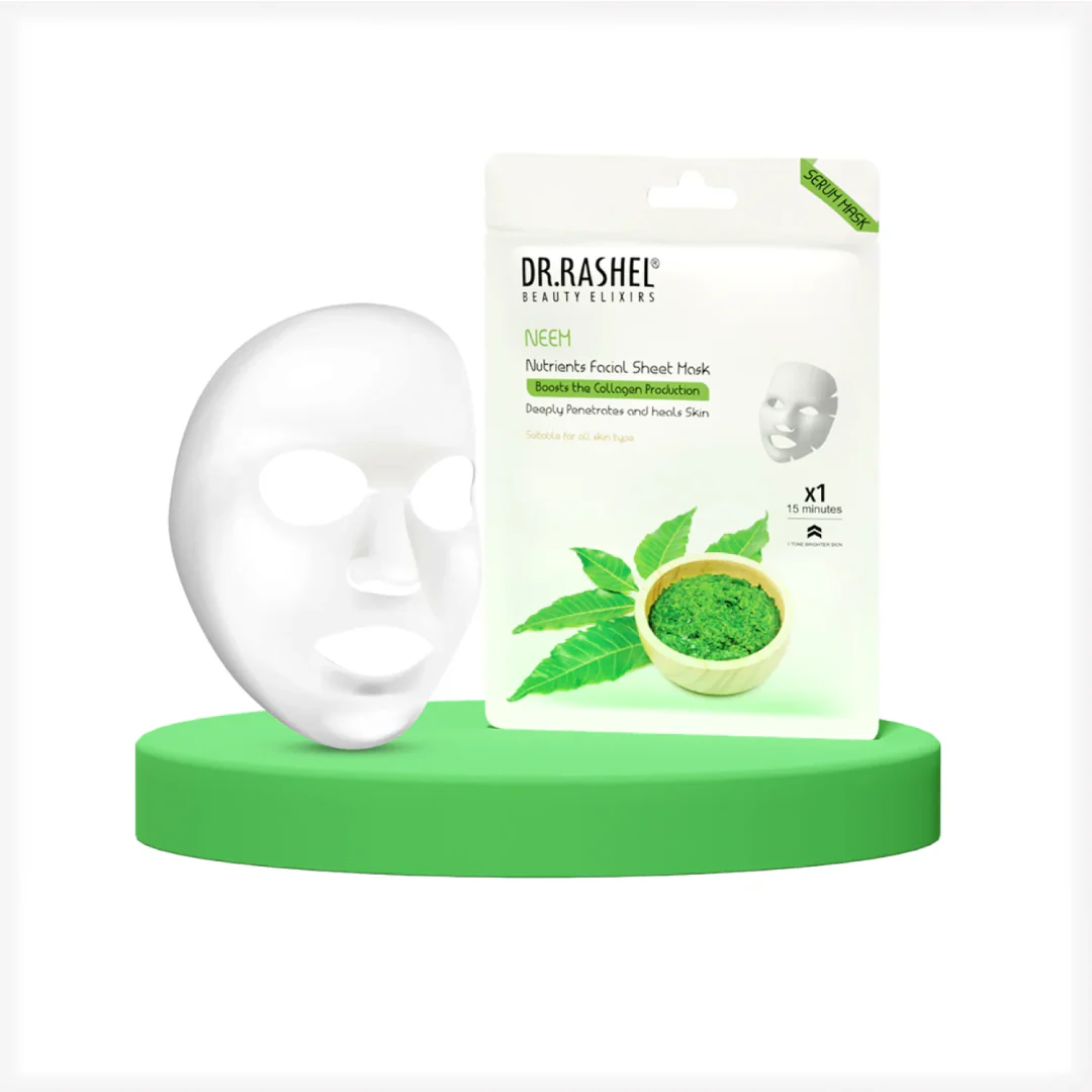 Dr. Rashel Neem Sheet Mask with Serum Pack of 2