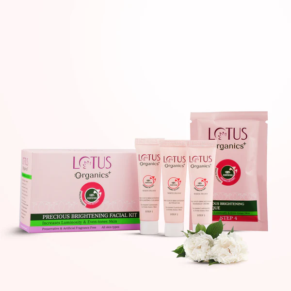 Lotus Organics Precious Brightening Facial Kit