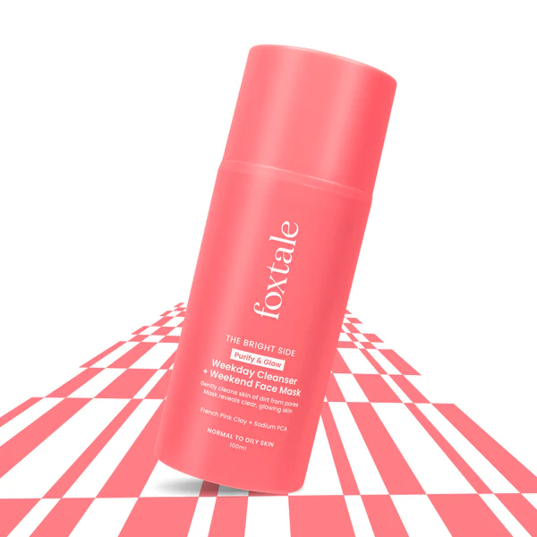 Foxtale Purify & Glow Cleanser + Mask
