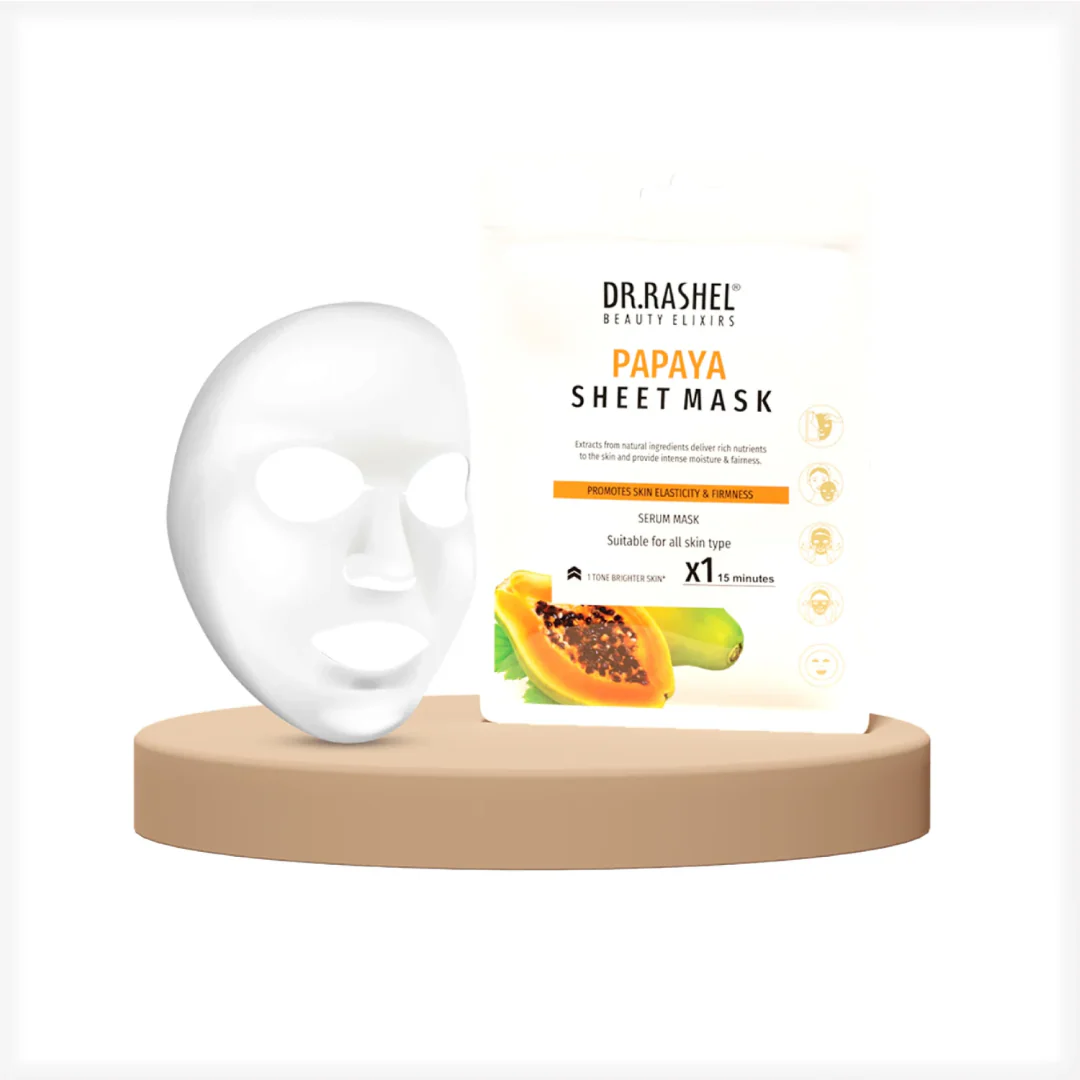 Dr. Rashel Papaya Sheet Mask with Serum Pack of 2