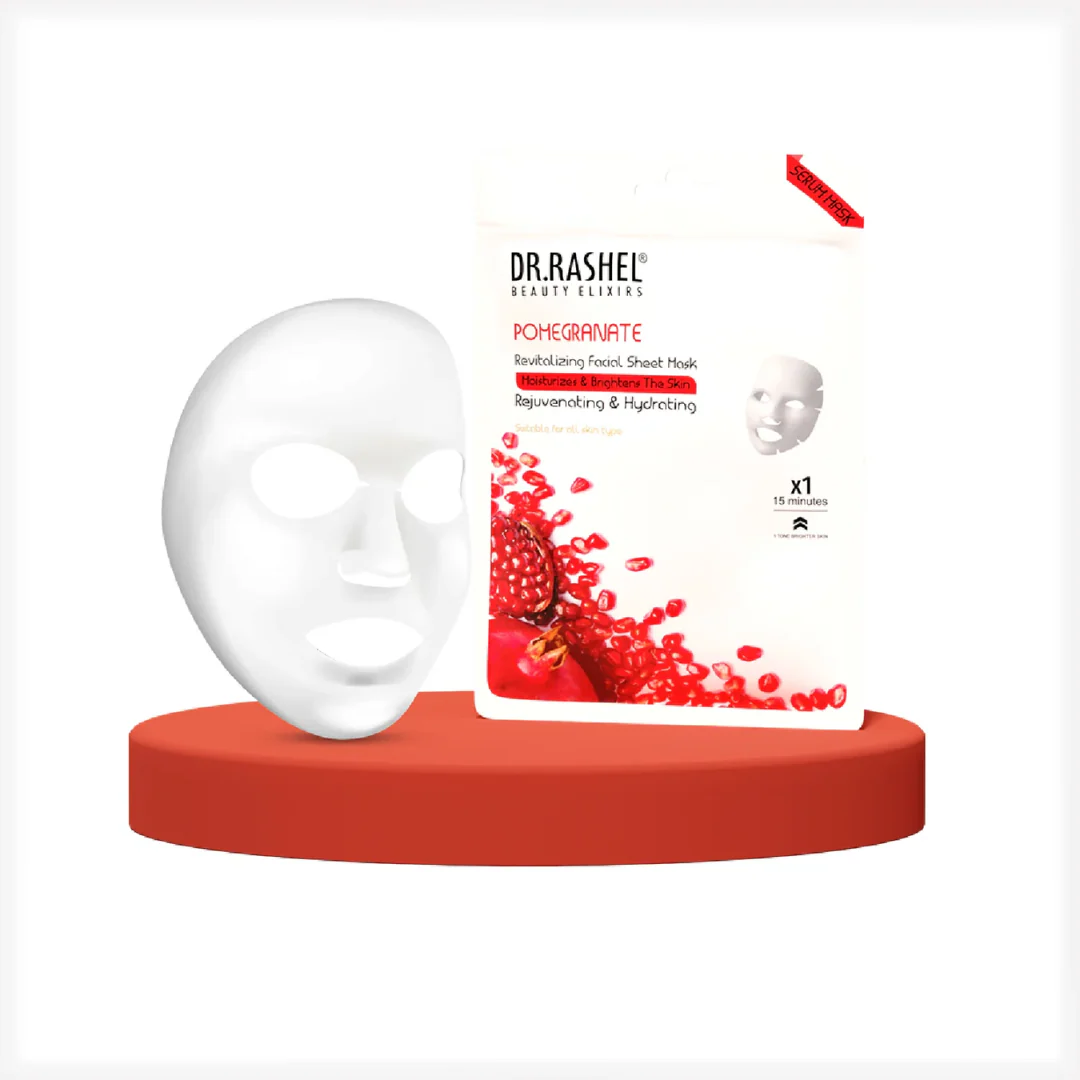Dr. Rashel Pomegranate Sheet Mask with Serum Pack of 2