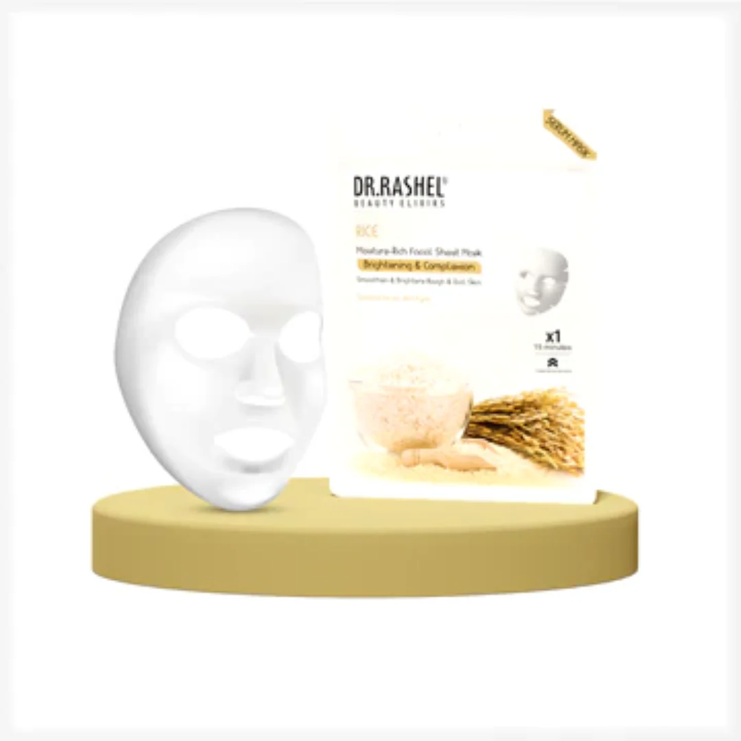 Dr. Rashel Rice Sheet Mask with Serum Pack of 2