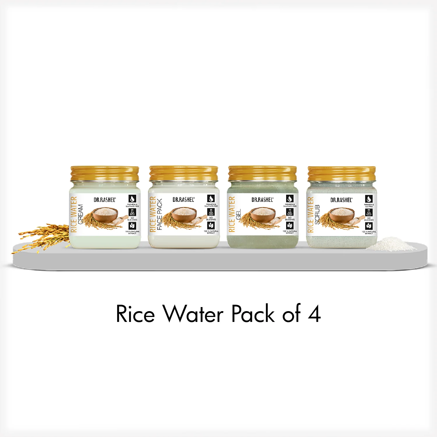 Dr. Rashel Rice water pack of 4 1520ml