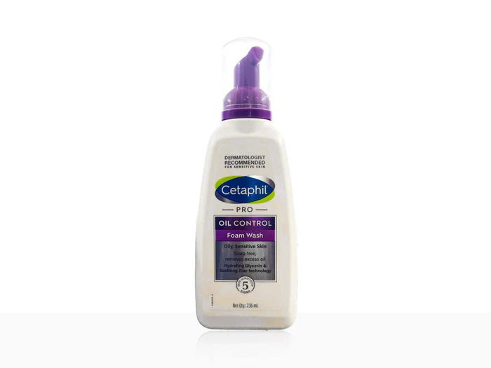 Cetaphil Pro Oil Control Foam Face Wash For Oily Sensitive Skin (236ml)