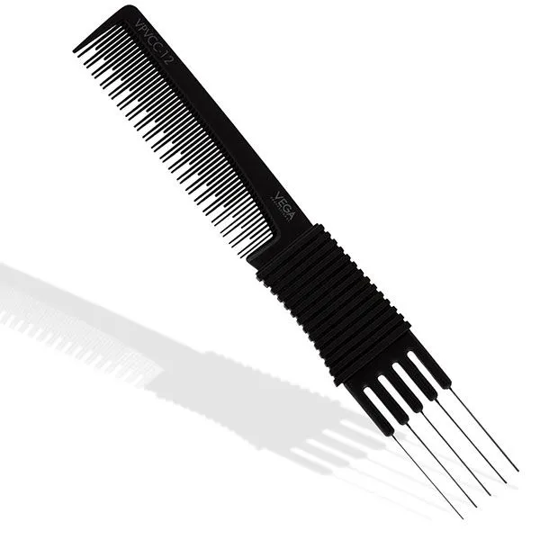 Vega Professional Carbon Fork Comb-Black Line - VPVCC-12