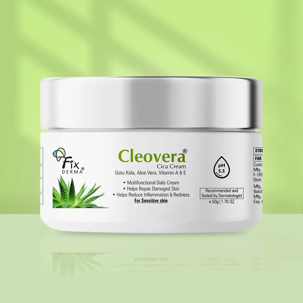Fix Derma Cleovera Cica Cream | Hydrates & Strengthens The Natural Skin Barrier