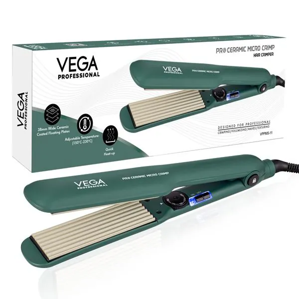 Vega Professional Pro Ceramic Micro Crimp Hair Crimper - VPPMS-11