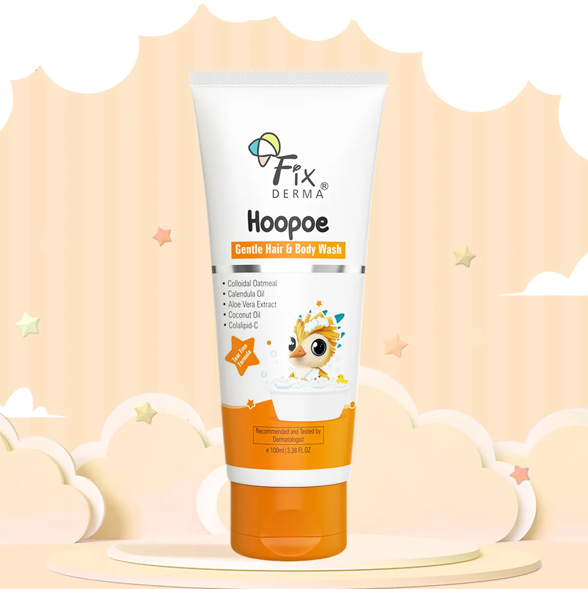 Hoopoe Gentle Hair & Body Wash 100ml
