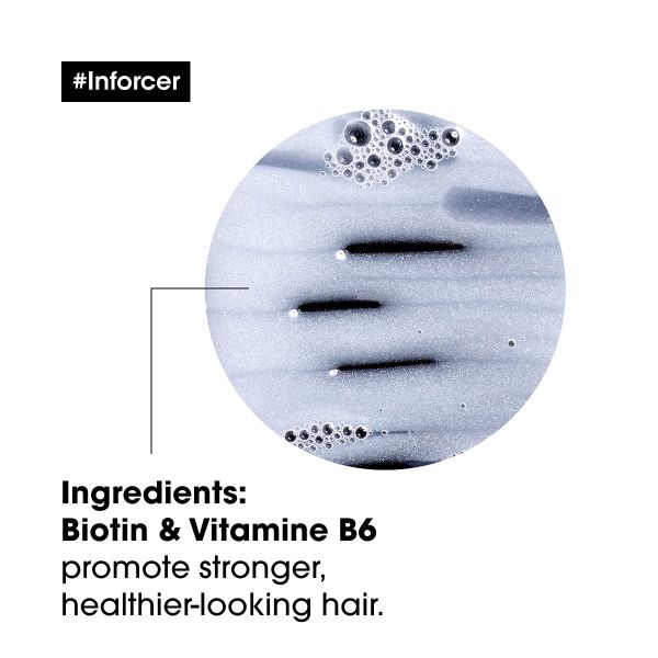L'Oreal Professionnel Serie Expert Inforcer Strengthening Shampoo with Vitamin B6 & Biotin (300ml) - Image 5