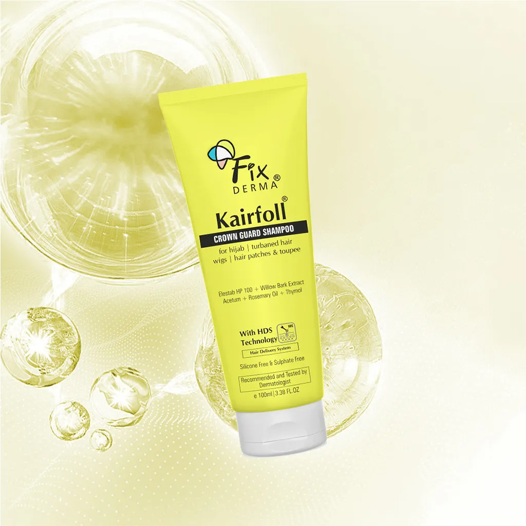 Fix Derma  Kairfoll Crown Guard Shampoo | Exfoliating Shampoo For Covered Hair And Scalp