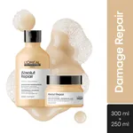 L'Oreal Professionnel Serie Expert Absolut Repair Shampoo 300ml & Hair Mask 250gm (Combo)
