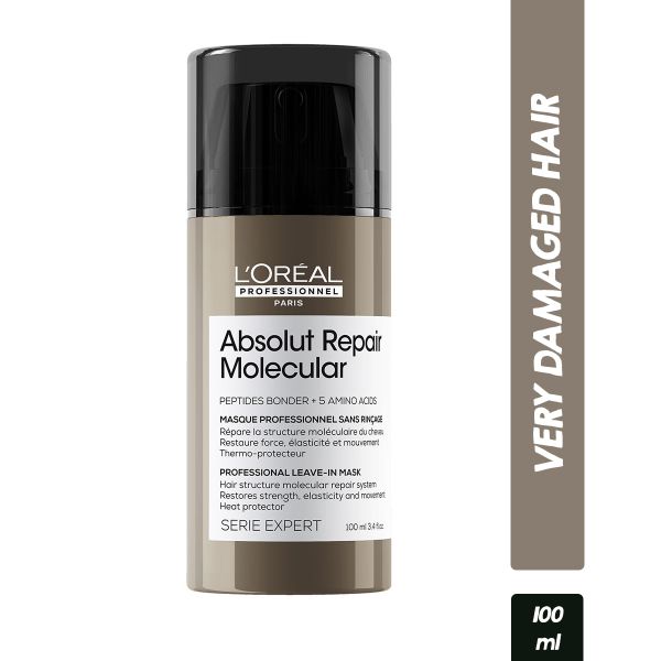 L'Oréal Professionnel Absolut Repair Molecular Deep Repairing Leave-In Cream For Damaged Hair (100ml)