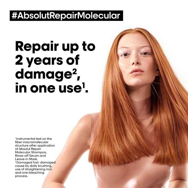 L'Oréal Professionnel Absolut Repair Molecular Deep Repairing Leave-In Cream For Damaged Hair (100ml) - Image 2