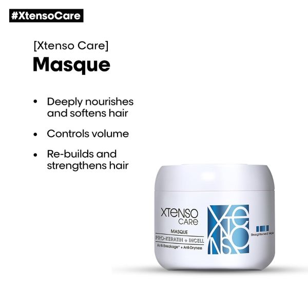 L'Oreal Professionnel Xtenso Care Pro-Keratin & Incell Shampoo + Masque + Serum ( Combo ) - Image 5