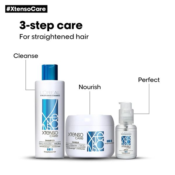 L'Oreal Professionnel Xtenso Care Serum For Frizz-Free, Smooth & Manageable Hair (50ml) - Image 2