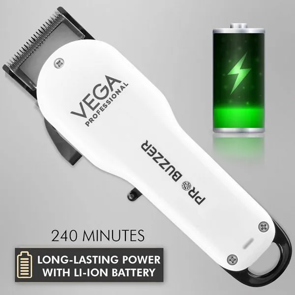 Vega Professional Pro Buzzer Cord/Cordless Hair Clipper - VPMHC-08 - Image 7