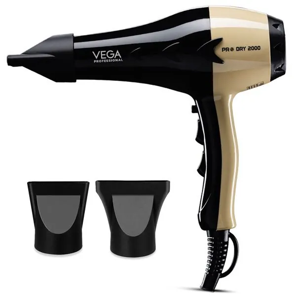 Vega Professional Pro Dry 2000-2200W Hair Dryer - Gold - VPVHD-04