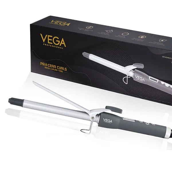 Vega Professional Pro Cera Curls 19mm Barrel Hair Curler - VPMCT-02