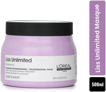 L'Oreal Professionnel Liss Unlimited Hair Mask For Frizz Control (500gm)