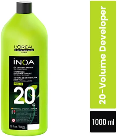 L'Oreal Professionnel Inoa Oxydant Riche 20 Volume 6% Developer (1000ml)