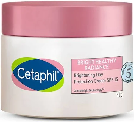Cetaphil Brightening Day Protection Cream With Spf 15 Niacinamide Reduces Dark Spots-Dermatologisttested (50gm)
