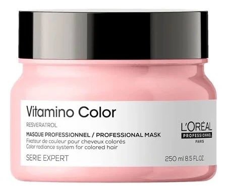 Skip to the beginning of the images gallery L'Oreal Professionnel Vitamino Color Hair Mask For Color Protection (500ml)