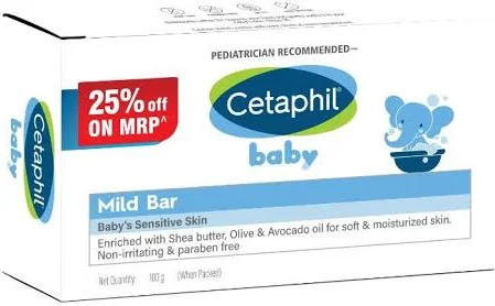 Cetaphil Cleansing Moisturizing Syndet Bar (100g)
