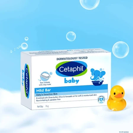 Cetaphil Baby Mild Bar (75gm)