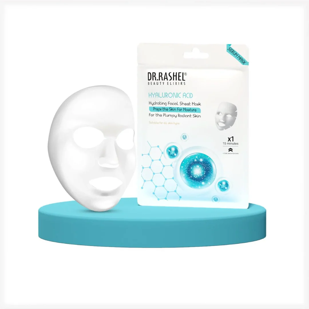 Dr.Rashel Hyaluronic Acid Sheet Mask with Serum Pack of 2
