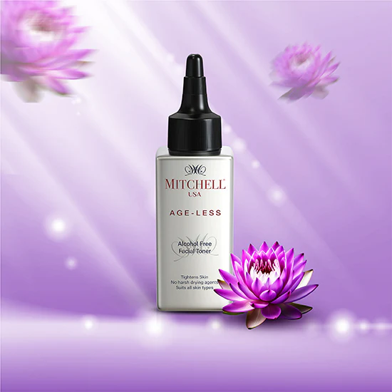 Mitchell AGE-LESS Alcohol Free Facial Toner - Removes Dirt & Makeup (100ml)